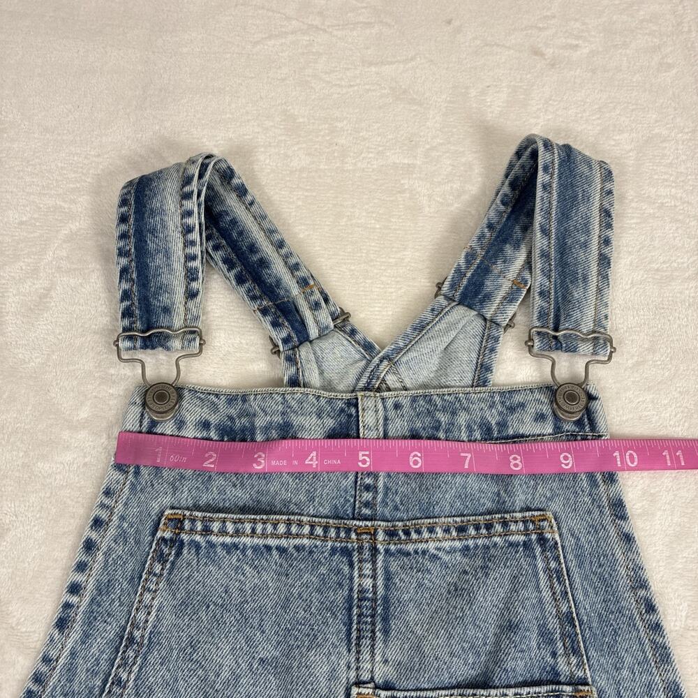 Free People We The Free Ziggy Shortalls Denim Jean Shortalls Overalls Short XS - Picture 5 of 13